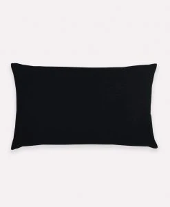 Anchal Lunar Dot Lumbar Pillow - Charcoal