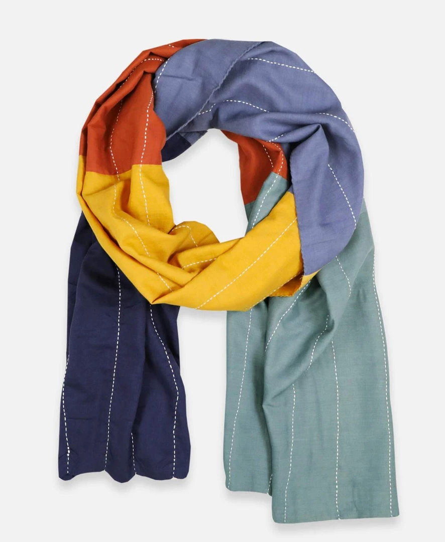 Anchal Accessories Rainbow Colorblock Scarf 3 Anchal Accessories Rainbow Colorblock Scarf