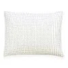 Anchal Cross Stitch Standard Throw Pillow - Bone