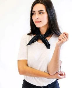 Anchal Best Sellers Graph Bandana - Charcoal 9 Anchal Best Sellers Graph Bandana - Charcoal