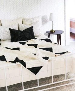 Anchal Home Goods Grid Stitch Quilt Bedding