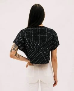 Anchal Box Crop Top - Charcoal Best Sellers