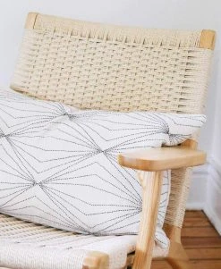 Anchal Home Goods Prism Lumbar Pillow - Bone 8 Anchal Home Goods Prism Lumbar Pillow - Bone