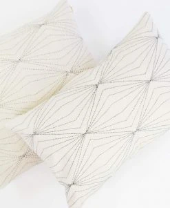 Anchal Home Goods Prism Lumbar Pillow - Bone 10 Anchal Home Goods Prism Lumbar Pillow - Bone