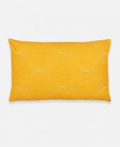 Anchal Home Goods Prism Lumbar Pillow - Mustard