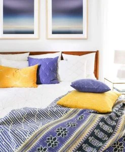 Anchal Home Goods Prism Lumbar Pillow - Mustard 8 Anchal Home Goods Prism Lumbar Pillow - Mustard