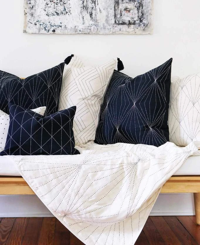 Anchal Home Goods Prism Throw Quilt 4 Anchal Home Goods Prism Throw Quilt