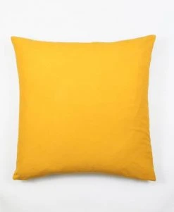 Anchal Prism Throw Pillow - Mustard