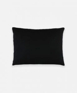 Anchal Cross Stitch Small Throw Pillow - Charcoal