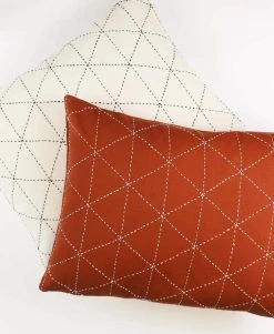 Anchal Graph Small Throw Pillow - Rust Best Sellers