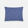Anchal Home Goods Graph Small Throw Pillow - Slate