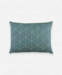 Anchal Graph Small Throw Pillow - Spruce