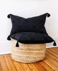 Anchal Tilt Throw Pillow - Charcoal 8 Anchal Tilt Throw Pillow - Charcoal