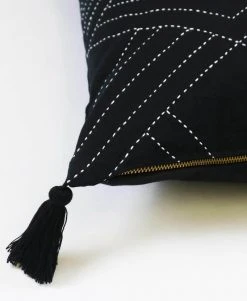 Anchal Tilt Throw Pillow - Charcoal 9 Anchal Tilt Throw Pillow - Charcoal