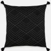 Anchal Tilt Throw Pillow - Charcoal