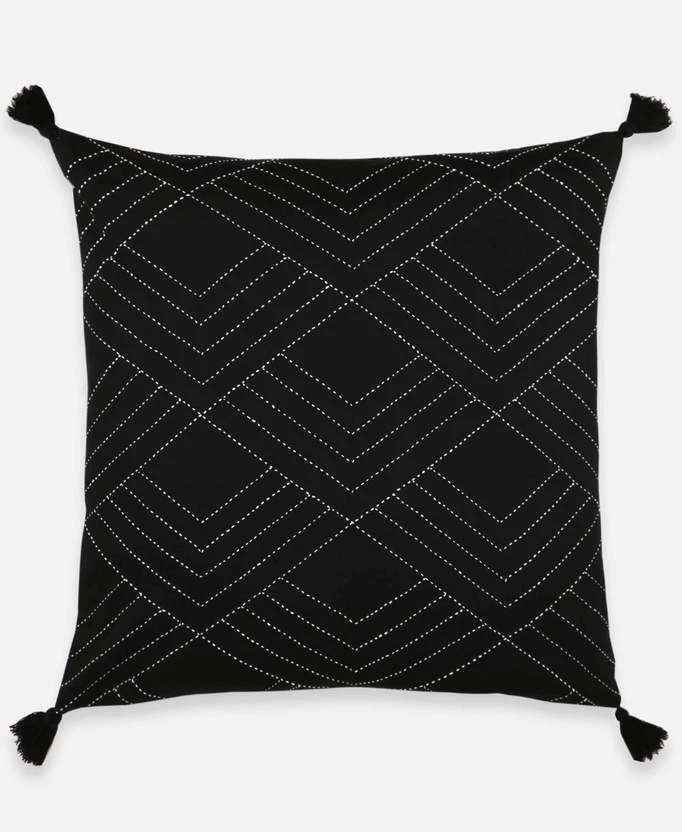 Anchal Tilt Throw Pillow - Charcoal 3 Anchal Tilt Throw Pillow - Charcoal