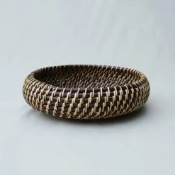 Amara Apple Rattan Bowl