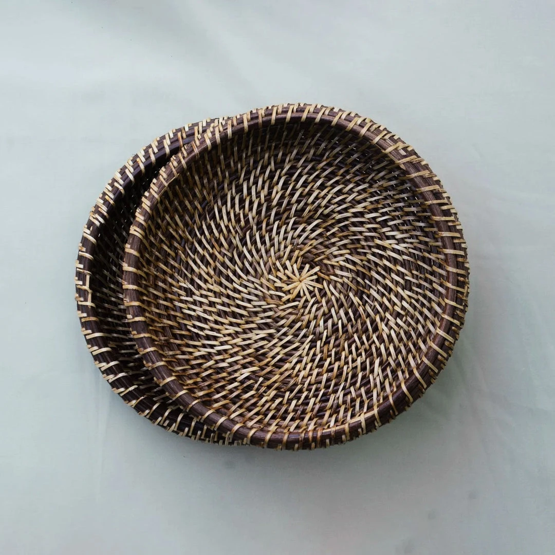 Amara Apple Rattan Bowl 4 Amara Apple Rattan Bowl