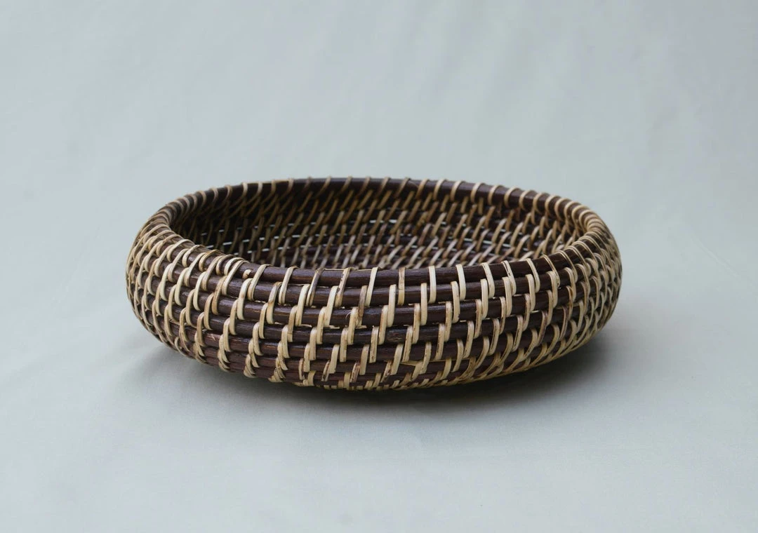 Amara Apple Rattan Bowl 9 Amara Apple Rattan Bowl