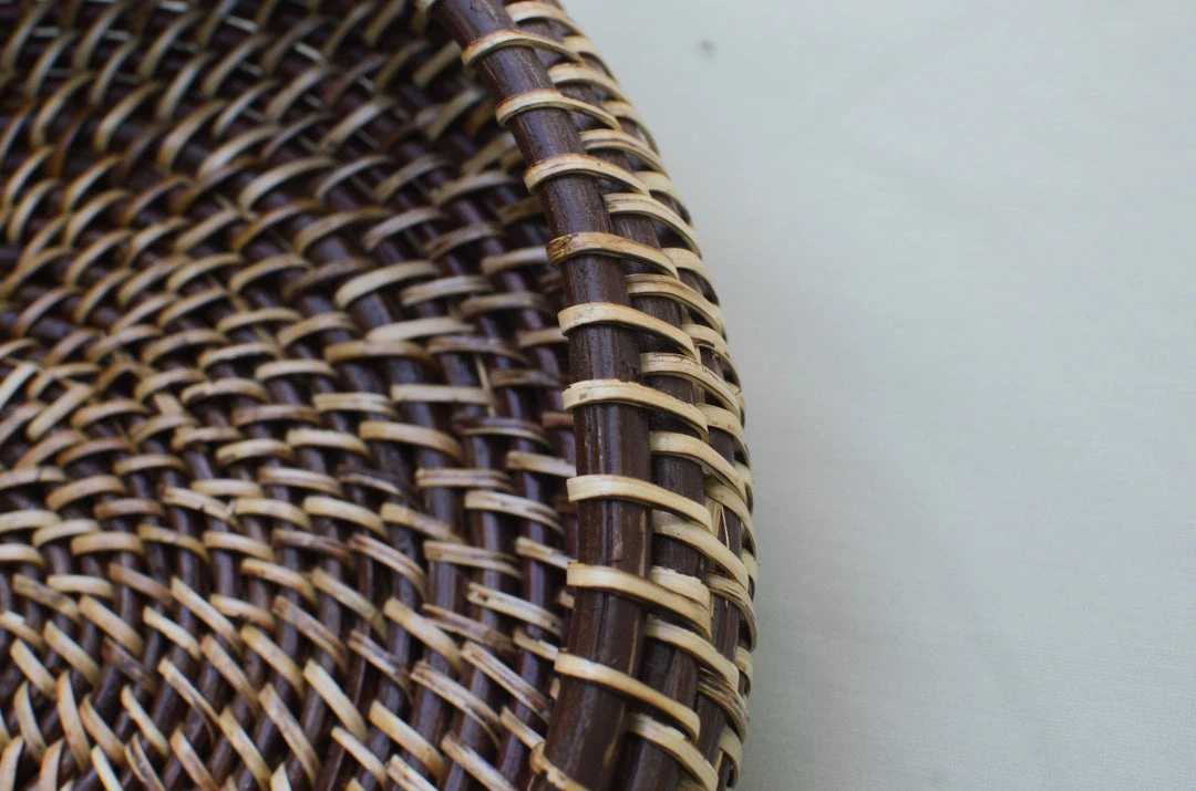 Amara Apple Rattan Bowl 8 Amara Apple Rattan Bowl