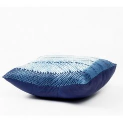 Studio Variously Ara Silk Throw Pillow - Indigo