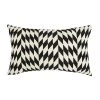 Archive New York Home Goods Almolonga Lumbar Pillow - Black Diamond