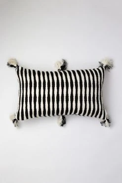 Archive New York Antigua Lumbar Pillow - Black + White 16 Archive New York Antigua Lumbar Pillow - Black + White