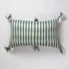 Archive New York Home Goods Antigua Lumbar Pillow - Dusty Green Striped 2 Archive New York Home Goods Antigua Lumbar Pillow - Dusty Green Striped
