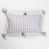 Archive New York Home Goods Antigua Lumbar Pillow - Light Lavender Stripe