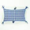 Archive New York Antigua Lumbar Pillow - Blue Stripe
