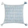 Archive New York Antigua Throw Pillow- Faded Indigo Striped Home Goods