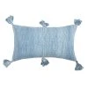Archive New York Home Goods Antigua Lumbar Pillow - Ocean Blue Tie Dye