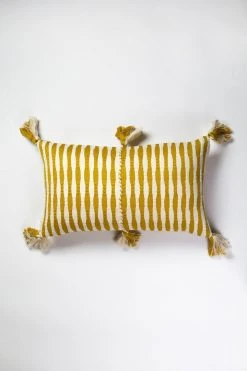 Archive New York Home Goods Antigua Lumbar Pillow - Ochre Striped