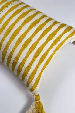 Archive New York Home Goods Antigua Lumbar Pillow - Ochre Striped