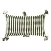 Archive New York Antigua Lumbar Pillow - Olive Striped Home Goods