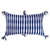Archive New York Antigua Lumbar Pillow - Royal Blue Striped 2 Archive New York Antigua Lumbar Pillow - Royal Blue Striped