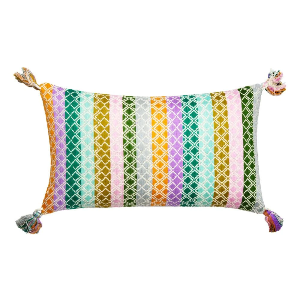 Archive New York Comalapa Lumbar Pillow - Multicolor 3 Archive New York Comalapa Lumbar Pillow - Multicolor