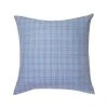 Archive New York Chiapas Plaid Throw Pillow - Light Blue Home Goods