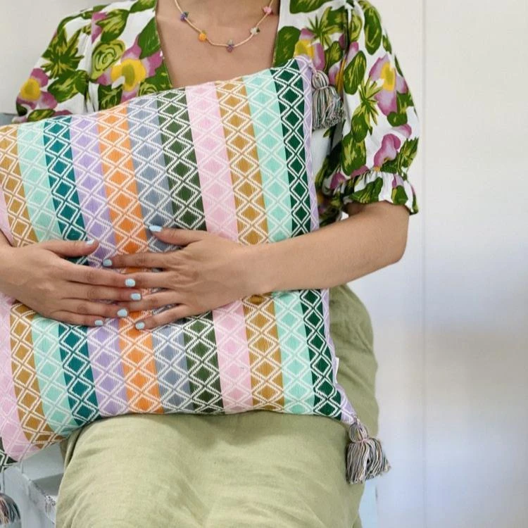 Archive New York Home Goods Comalapa Throw Pillow - Multicolor 4 Archive New York Home Goods Comalapa Throw Pillow - Multicolor