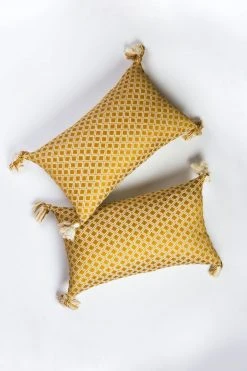 Archive New York Comalapa Lumbar Pillow - Ochre