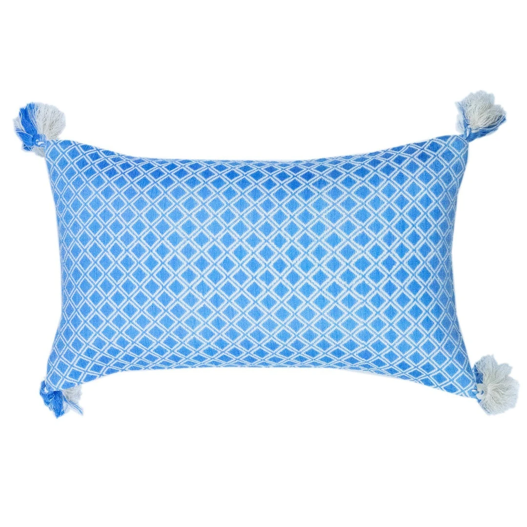 Archive New York Home Goods Comalapa Lumbar Pillow - Sky Blue 3 Archive New York Home Goods Comalapa Lumbar Pillow - Sky Blue