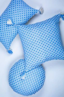 Archive New York Home Goods Comalapa Lumbar Pillow - Sky Blue 11 Archive New York Home Goods Comalapa Lumbar Pillow - Sky Blue