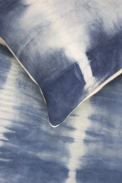 Archive New York Home Goods Indigo Shibori Nubby Lumbar Pillow