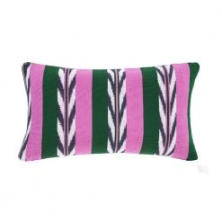 Archive New York Home Goods Palm Ikat Lumbar Pillow