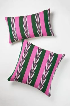 Archive New York Home Goods Palm Ikat Lumbar Pillow