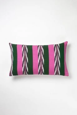 Archive New York Home Goods Palm Ikat Lumbar Pillow