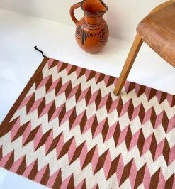 Archive New York Teo Wool Rug - Umber + Pink Home Goods 8 Archive New York Teo Wool Rug - Umber + Pink Home Goods