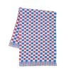 Archive New York Quilted Suzani Throw Blanket - Red + Blue