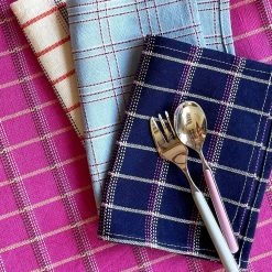 Archive New York San Lucas Plaid Cocktail Napkin Set 25 Archive New York San Lucas Plaid Cocktail Napkin Set