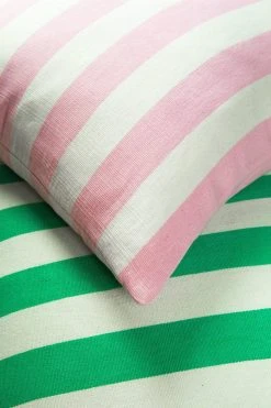 Archive New York Santiago Cabana Stripe Throw Pillow - Light Pink Home Goods